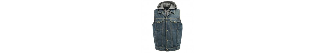 Men Denim Vests 